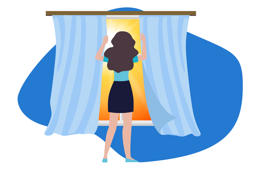 Ventilar habitaciones.